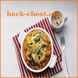 Cara Membuat Keto frittata with fresh spinach icon