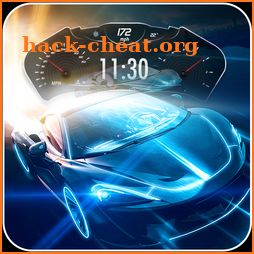 Car&clock Live Wallpaper for Free icon