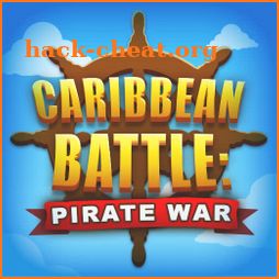 Caribbean battle: pirate war icon