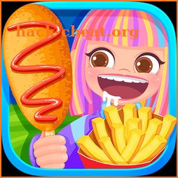 Carnival Street Food - Corn Dog & French Fries icon
