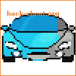 Cars Color by Number - Pixel Art, Sandbox Coloring icon