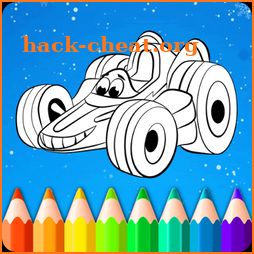Cars Coloring Book Games for Boys icon