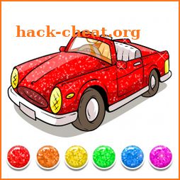 Cars Glitter Coloring Book icon