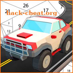 Cars No Poly Art - Polygon Puzzle By Number icon
