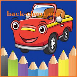 Cartoon Car Coloring icon
