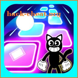 Cartoon Cat Hop Tiles Edm Rush Games icon