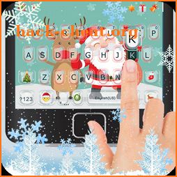 Cartoon Christmas Keyboard Theme icon