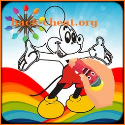 Cartoon Coloring Book Mickey Game icon