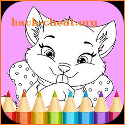 Cat Coloring Pages Game icon