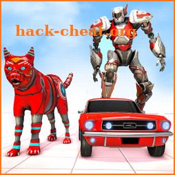 Cat Robot Car Game: Muscle Car Robot Games icon