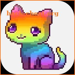 Cats Sandbox Coloring - Cat Color By Number icon