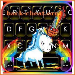 Chainsaw Unicorn Keyboard Theme icon