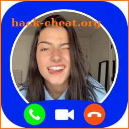 Charli D'amelio fake call video icon