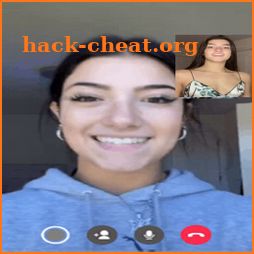 Charli D'amelio fake video call icon