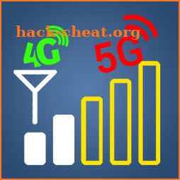 Chart signals & Network speed test 3g 4g 5g Wi-Fi icon