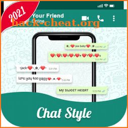 Chat Style - Stylish Fonts & Keyboard for WhatsApp icon