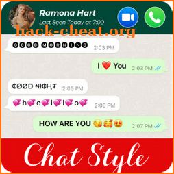 Chat Styles Fonts for WhatsApp icon