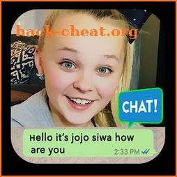 Chat with Jojo Siwa 2018 Prank icon