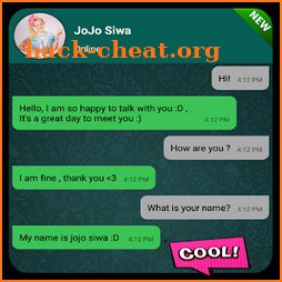 Chat With Jojo Siwa Prank icon