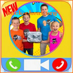 📱Chat with Ninja Kidz 📱 Fake Video Call icon