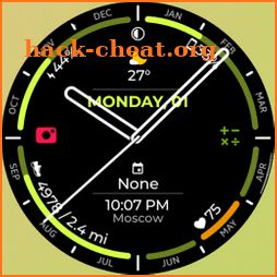 Chester Hybrid time watch face icon