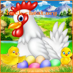 Chicken Poultry Farm breeding game icon