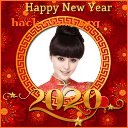 Chinese new year frame 2020 icon