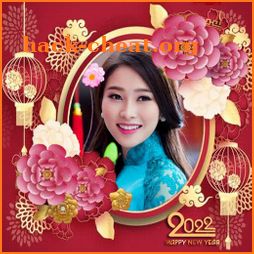 Chinese new year frame 2022 icon