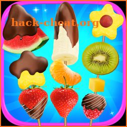 Chocolate Dipped Fruit Candy Maker Kids FREE icon