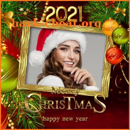 Christmas 2021 Photo Frames,New Year Greeting 2021 icon