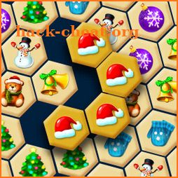 Christmas Block Hexa Puzzle: Drop classic hexagon icon