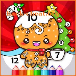 Christmas Coloring Book By Numbers icon