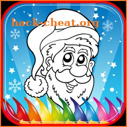 Christmas Coloring Book 🎅 Santa game for kids icon