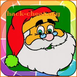 Christmas coloring for kids icon