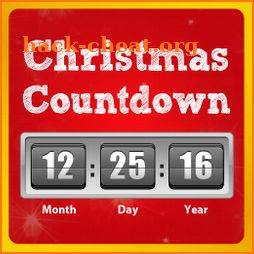 Christmas Countdown - Red icon