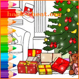 Christmas Decoration Coloring icon