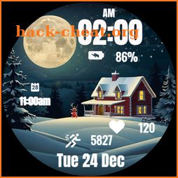 Christmas Eve Moon Watch Face icon