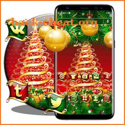 Christmas Golden Tree Theme icon