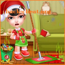 Christmas House Clean - Home Cleanup Game icon