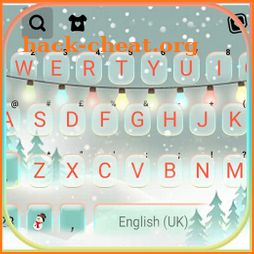 Christmas Lights Keyboard Background icon