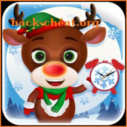Christmas Reindeer Phone Alarm Clock icon
