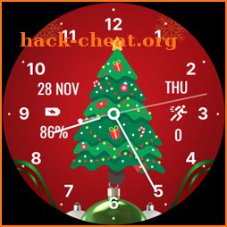 Christmas Tree Clock WatchFace icon