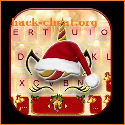 Christmas Unicorn Keyboard Theme icon