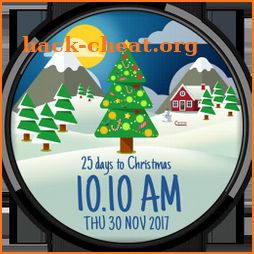 Christmas watch face | Christmas Days animated icon