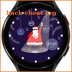 Christmas WatchFace Rock Santa icon