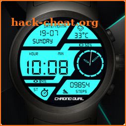 Chrono Dual Watch Face & Clock Live Wallpaper icon