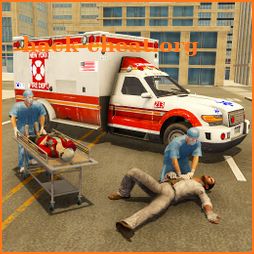 City Ambulance Rescue Driving icon