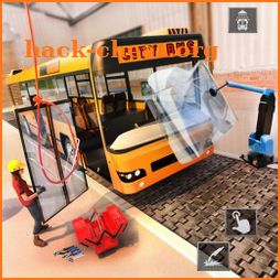City Bus Builder Auto Repair 3D Bus Mechanic Games icon