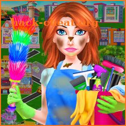 City Cleaning-House Cleanup - Cleaning For Girls icon