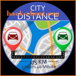 City Distance Calculator - Distance Navigation icon